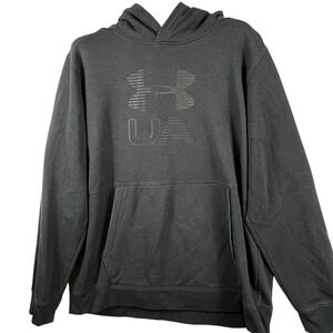 Under Armour Mens XL Threadborne Heavyweight Hoodie Charcoal Gray Athletic